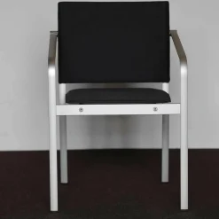 Thonet Einzelstühle|A900 Armlehnstuhl Bezug Stoff Anthrazit Gestell Aluminium Eloxiert