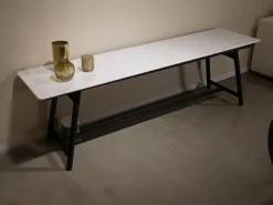 Flexform Beistelltische|Ablage Marmor Callaceta Gestell Eschenholz