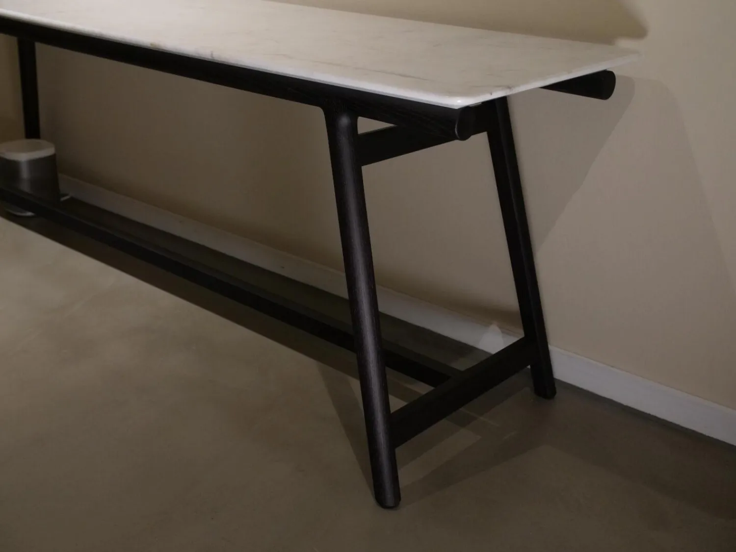 Flexform Beistelltische|Ablage Marmor Callaceta Gestell Eschenholz