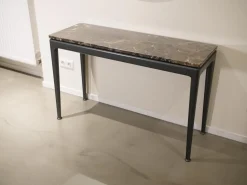 Flexform Esstische|Ablagetisch Pico Marmor Emperador Gestell Schwarz