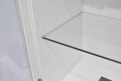 WK Wohnen Wohnwände & Tv-Lowboards|Anbausystem Jil WK 412 Lack Hochglanz Weiß Klarglas