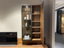 Team 7 Wohnwände & Tv-Lowboards|Anbauwand Cubus CWW114B Nussbaum Naturöl 9 Griff Touchbeschlag TB