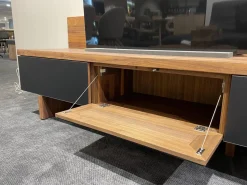 Team 7 Wohnwände & Tv-Lowboards|Anbauwand Cubus CWW114B Nussbaum Naturöl 9 Griff Touchbeschlag TB