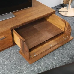 Riva1920 Wohnwände & Tv-Lowboards|Anbauwand Sipario Nussbaum Hängeelement und Wandpaneel