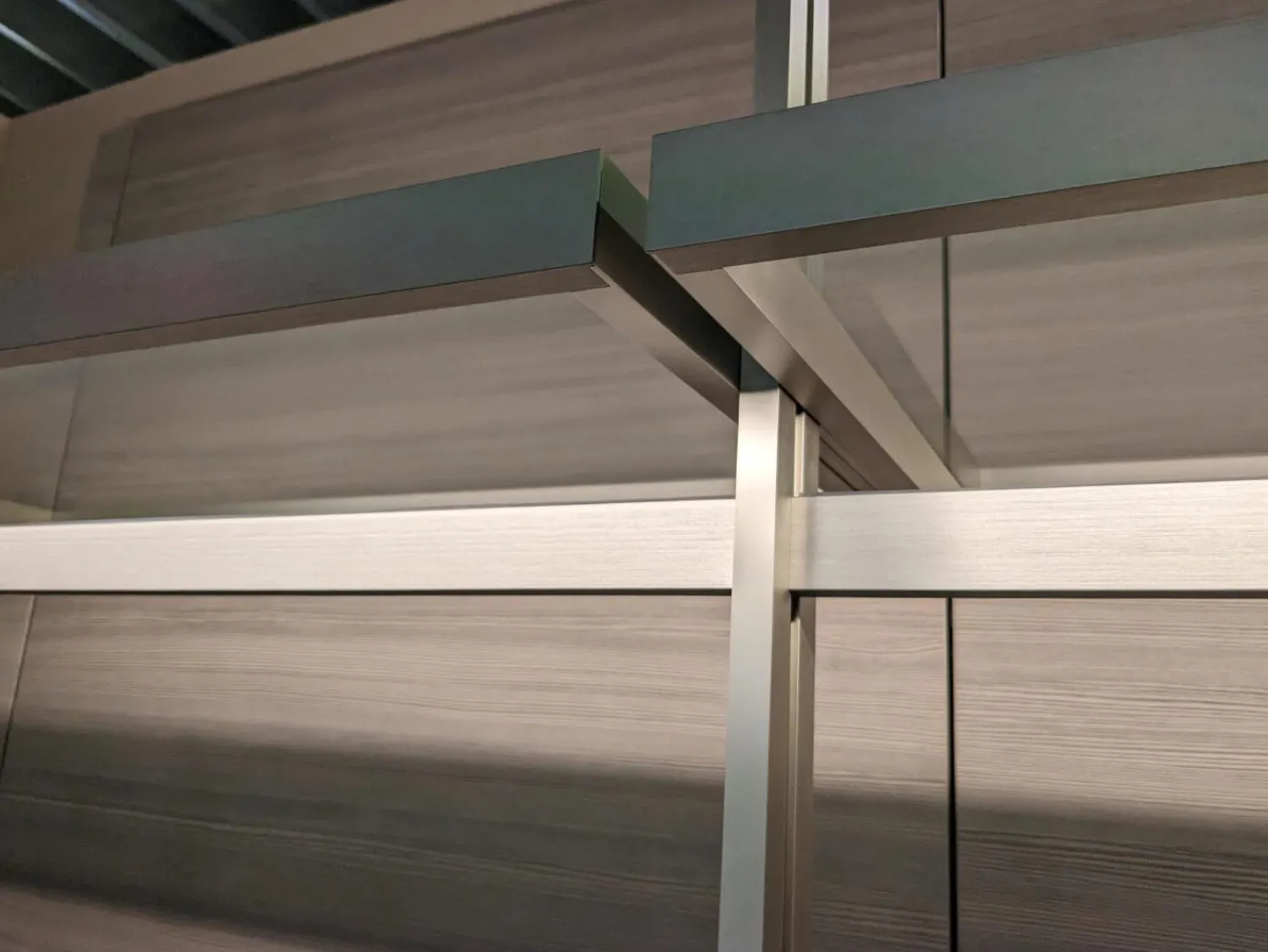 Lema Kleiderschränke|Ankleide Hangar Cabina ni Melamin Lärche Grau