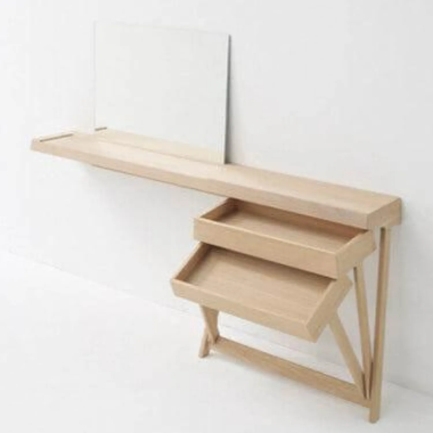 Arco Schreibtische & Sekretäre|Anlehnschreibtisch Pivot Desk Eiche C 28 Whitewax