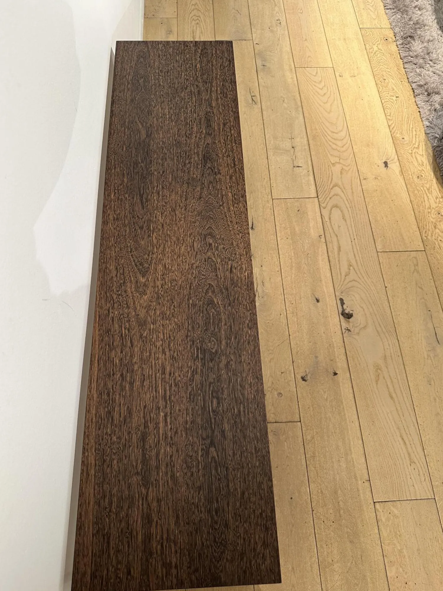 Minotti Beistelltische|Anstelltisch Calder Platte Sucupia Furnier Gestell Metall Bronze