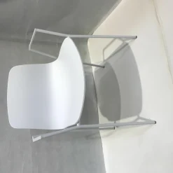 Hay Bürostühle|Einzelstühle|Armlehnstuhl About a Chair AAC18 Polypropylen Weiß Gestell Vierfuß Weiß
