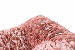 Moooi Loungesessel|Armlehnstuhl Hortensia Stoff Petal Pink Rosa Gestell Metall Kunststofffüße Schwarz Grau Mit Filzgleitern