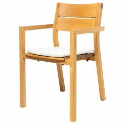 Tribù Gartenstühle|Armlehnstuhl Kos 04018 Teak inkl. Sitzkissen