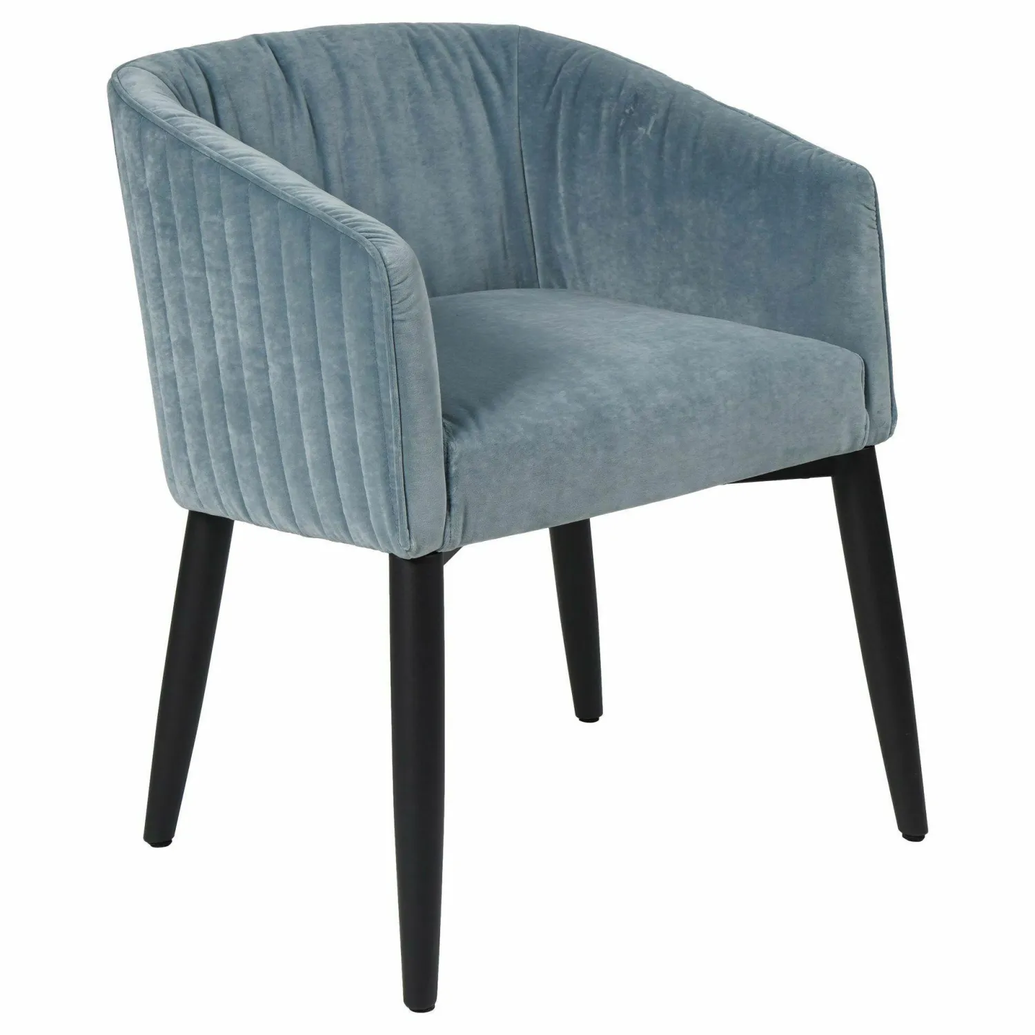 Meridiani Stuhlsets|Armlehnstuhl Lolyta Due Stripe Stoff Naxos 01 Cat. Gold Blau Füße Buche Schwarz