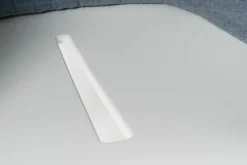 Fast Einzelstühle|Armlehnstuhl Ria 7603 Geflecht Erfoud River Range 3 Gestell Aluminium Weiss Mit Gesteppter Rückenlehne