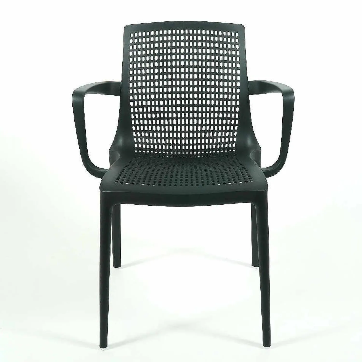 Brunner Gartenstühle|Einzelstühle|Armlehnstuhl Twin Sitz- und Rückenfläche Netzstruktur Anthrazit