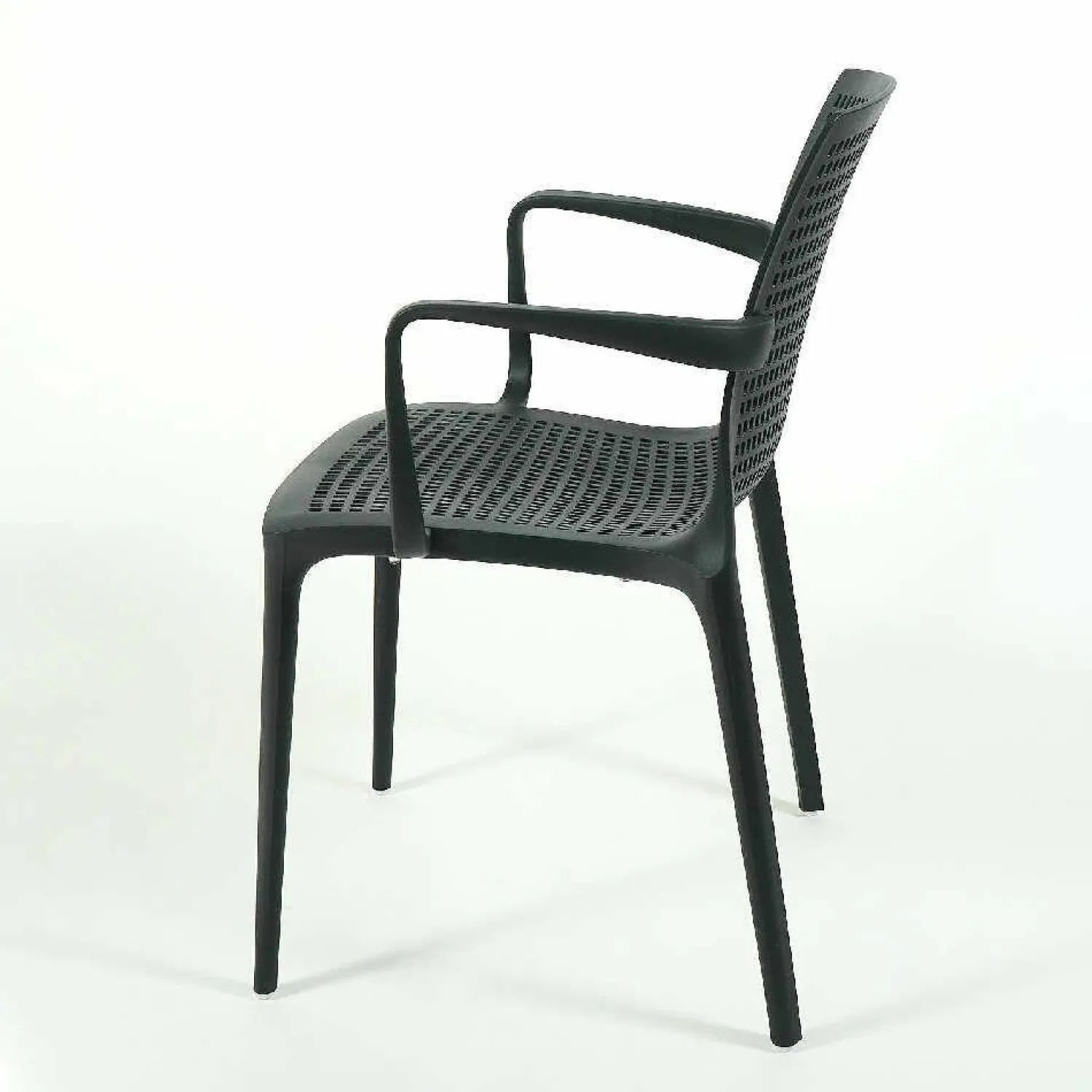 Brunner Gartenstühle|Einzelstühle|Armlehnstuhl Twin Sitz- und Rückenfläche Netzstruktur Anthrazit