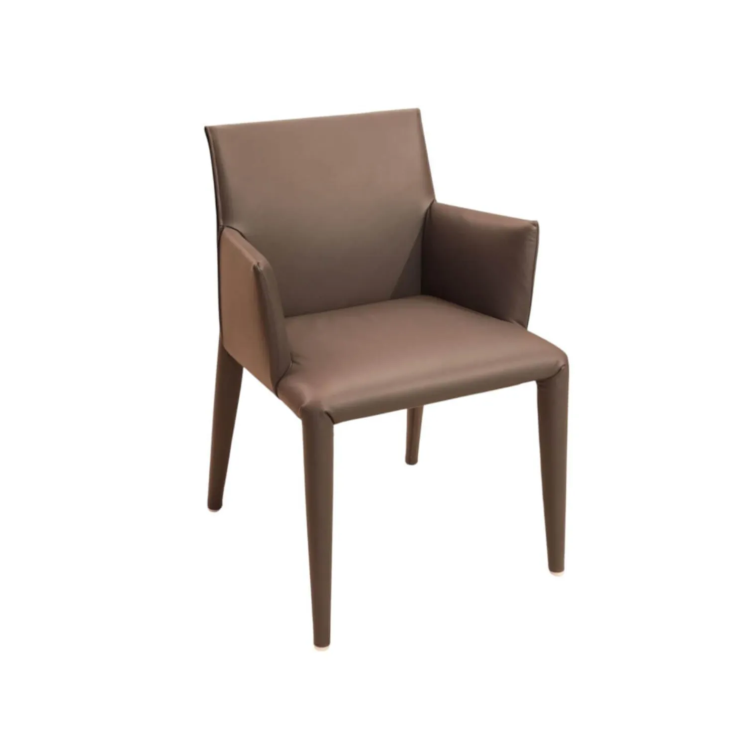 B&B Italia Einzelstühle|Armlehnstuhl Vol Au Vent SVB Lederzogen Beta BT 252 1231251 Grau