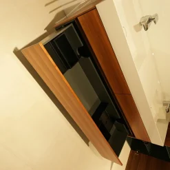 JOOP! Vitrinen & Highboards|Kommoden & Sideboards|Badprogramm Collection Unterschrank Oberschrank Vitrine Mineralmarmor Nussbaum