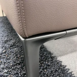 Walter Knoll Bänke|Bank Bench Jaan Leder Select 1356 Braun Board Fenix Schwarz