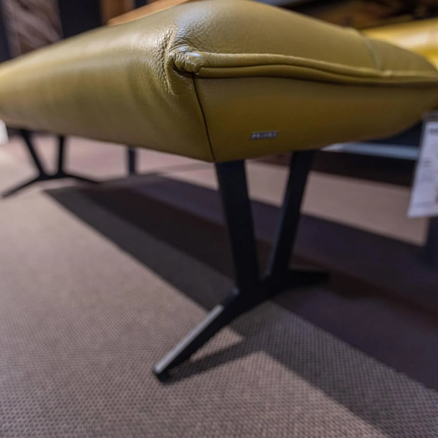 Koinor Bänke|Bank Essay Leder C-Classic-Avocado Grün