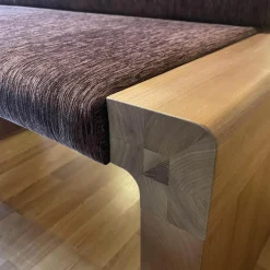 Anrei Bänke|Bank Etra 313105 Bezug 92H001 Gestell Nußbaum Gebeizt 55