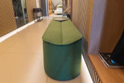 COR Bänke|Bank Nenou Stoff 9725 Moos Grün Mit Tablett Stein Grafite Brown Patinato