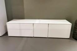 Schönbuch Bänke|Bank Stripes MDF Lackiert 0054 Schneeweiß