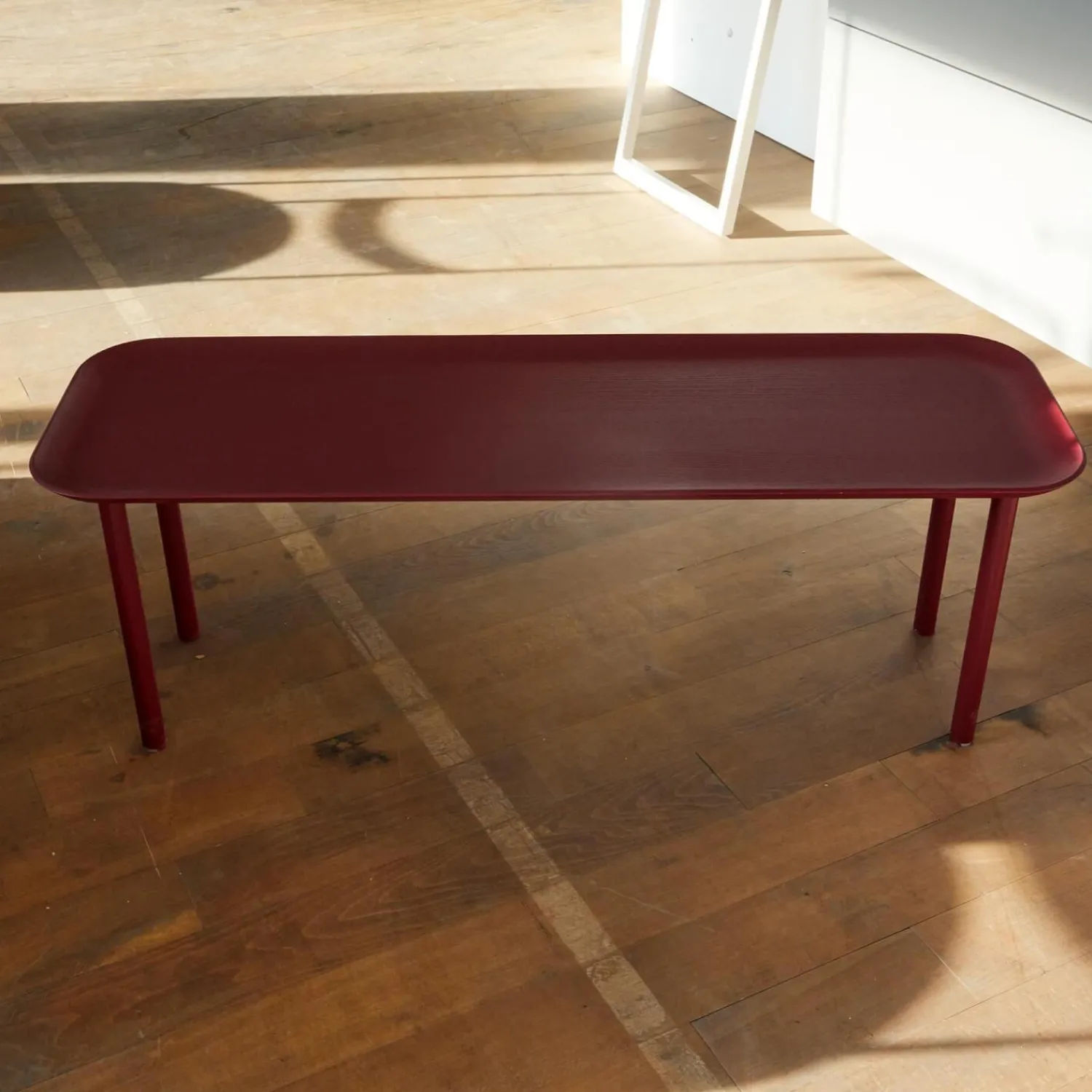 Schönbuch Bänke|Bank Tani Mit Ablage Lack 40 Weinrot