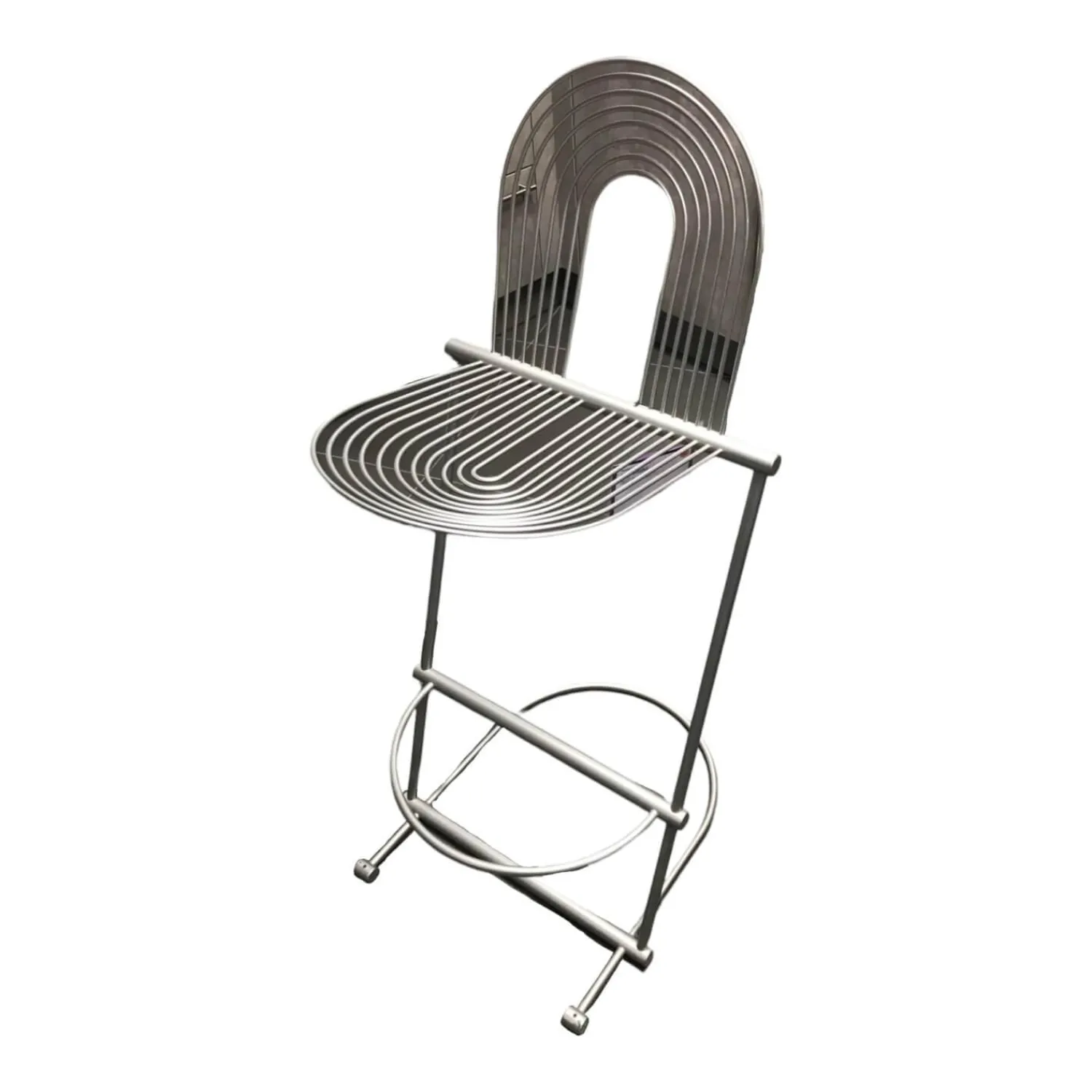 Sedia Barhocker & Barstühle|Barhocker Linus Metall Silberfarbig