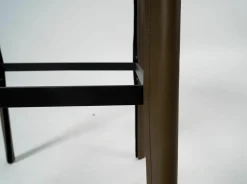 Walter Knoll Barhocker & Barstühle|Barhocker Saddle Chair Hoch 1246 Khaki Gestell mit Leder bezogen