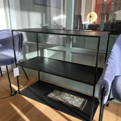 Eigene Herstellung Regale|Bücherregal Twin Small Stahl Schwarz Lackiert