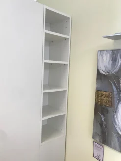 Wellemöbel Kleiderschränke|Begehbarer Eck-Kleiderschrank Modell ROOM X Reinweiß Kunststoff Melaminharzoberfläche Inklusive Beleuchtung