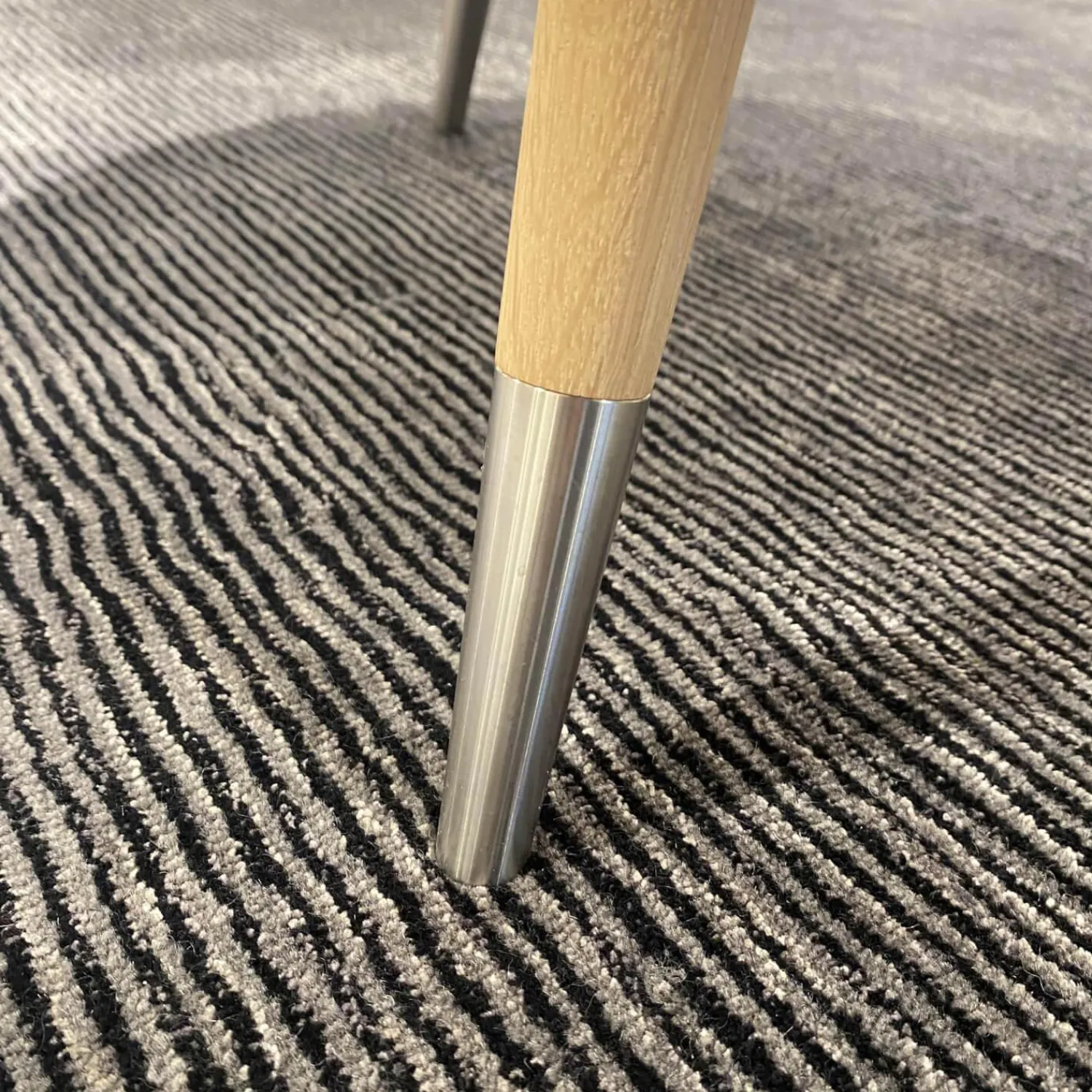 Gramrode Möbelfabrik Couchtische|Beistelltisch AK 2520 Eiche Weiß Geölt Beine Mit Stahlmantel