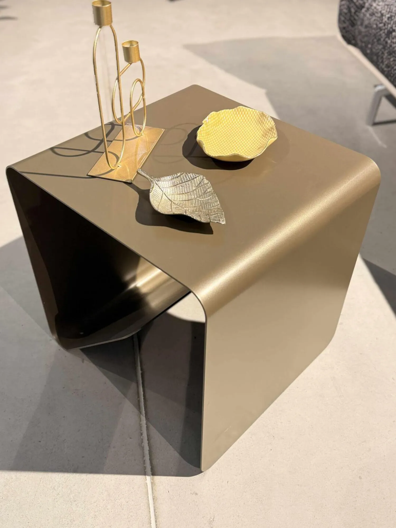 Hülsta Beistelltische|Beistelltisch BT01 Braun Bronze