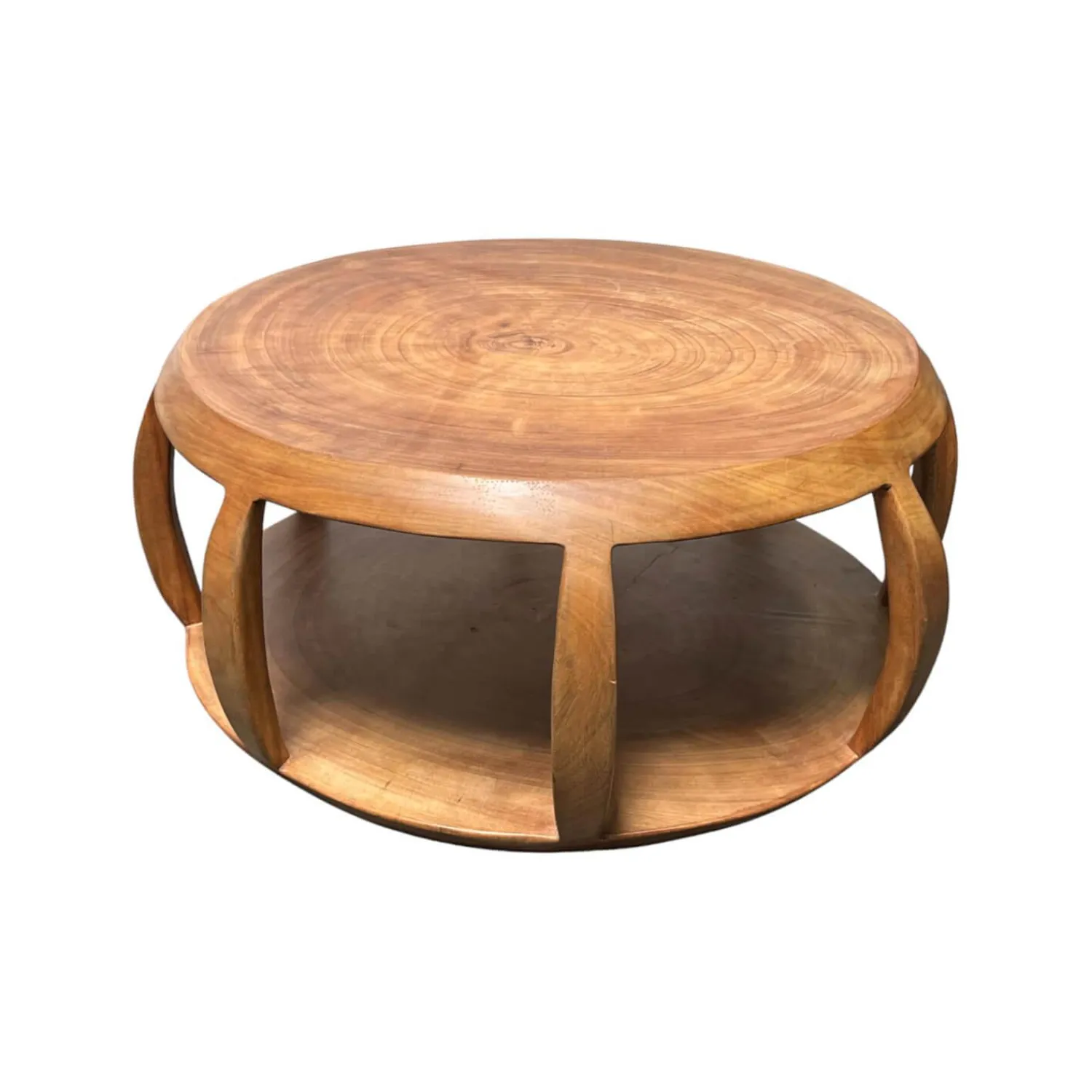 Mauro Mori Beistelltische|Beistelltisch Circus Maxi Rund Holz Albizia Rosa