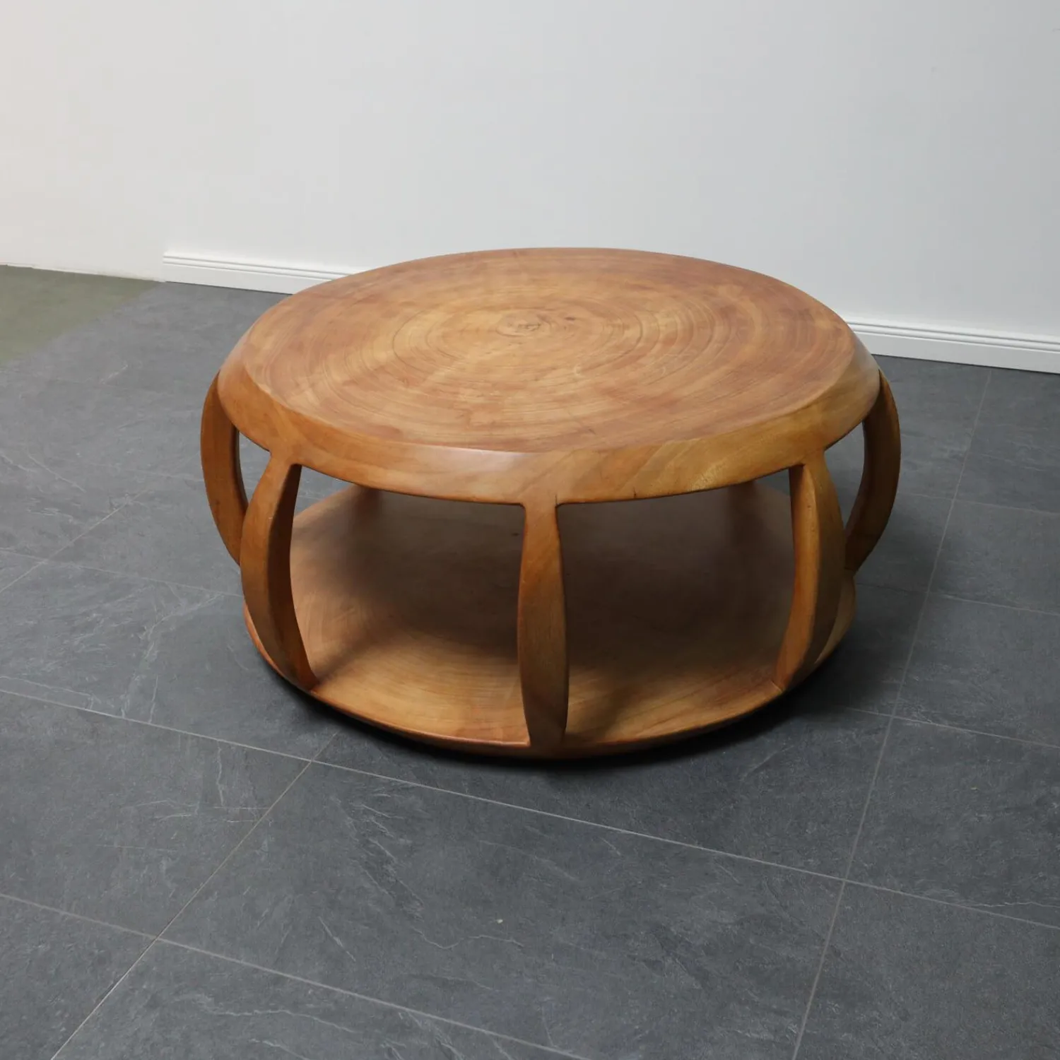 Mauro Mori Beistelltische|Beistelltisch Circus Maxi Rund Holz Albizia Rosa