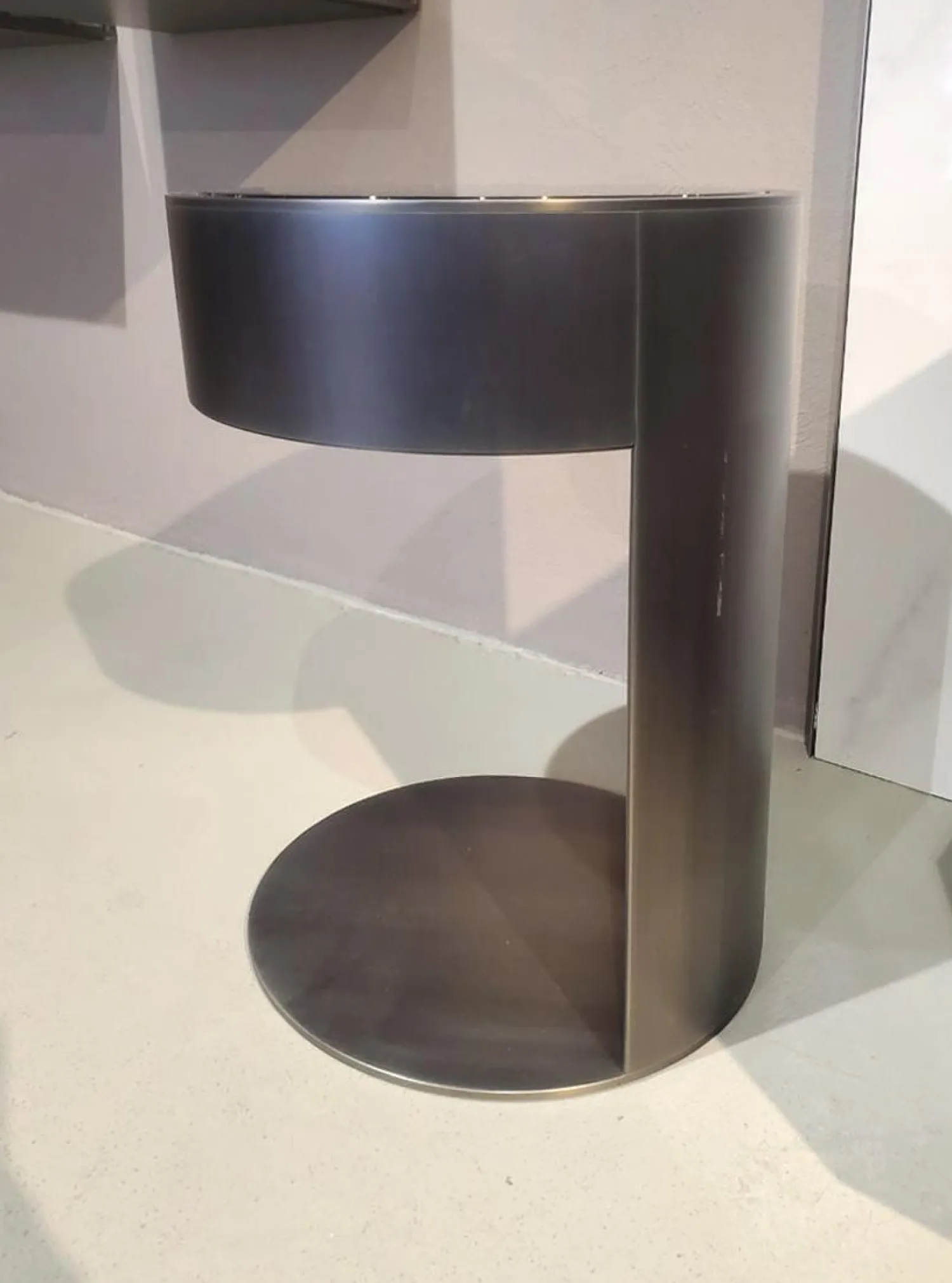 Fendi Casa Beistelltische|Beistelltisch Constellation Side Table Smoke Grey Mirror Glas