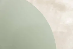 Cassina Beistelltische|Beistelltisch Dress Up Platte Grün Lackiert LP-Verde Salvia Basis Nussbaum