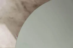 Cassina Beistelltische|Beistelltisch Dress Up Platte Grün Lackiert LP-Verde Salvia Basis Nussbaum