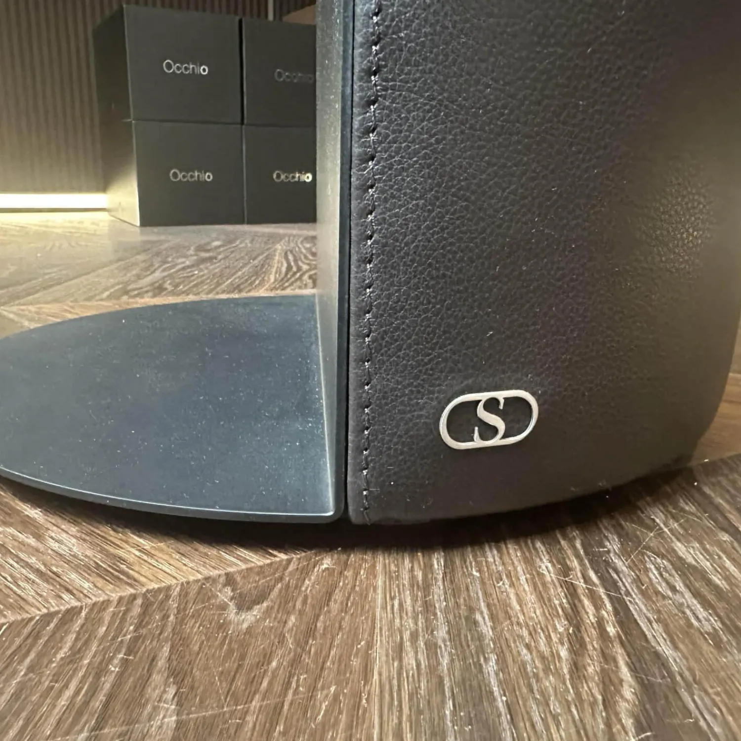 De Sede Beistelltische|Beistelltisch DS 5250 61 Leder Select Schwarz Platte Stahl Schwarz Pulverbeschichtet Matt