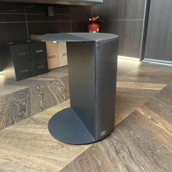 De Sede Beistelltische|Beistelltisch DS 5250 61 Leder Select Schwarz Platte Stahl Schwarz Pulverbeschichtet Matt