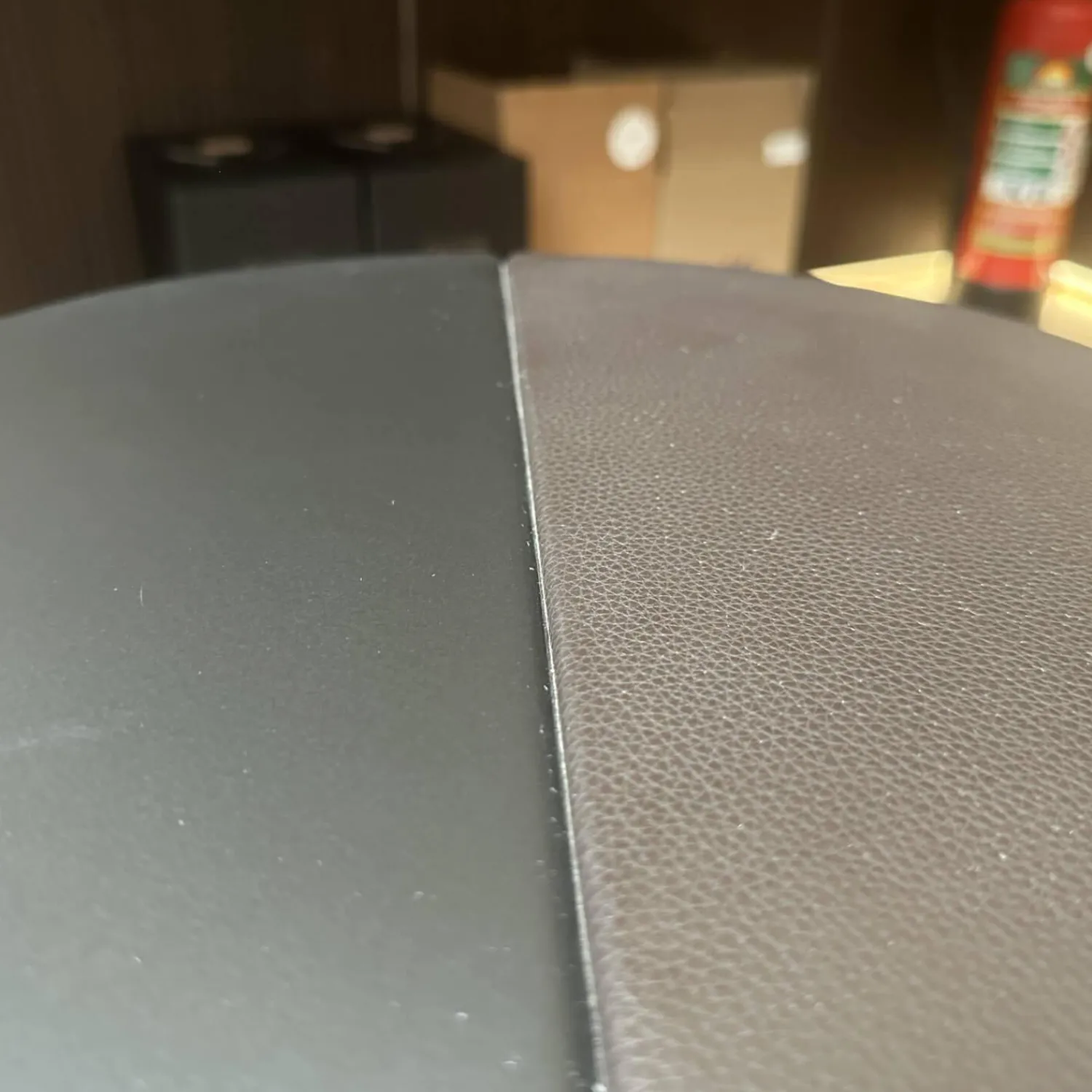 De Sede Beistelltische|Beistelltisch DS 5250 61 Leder Select Schwarz Platte Stahl Schwarz Pulverbeschichtet Matt