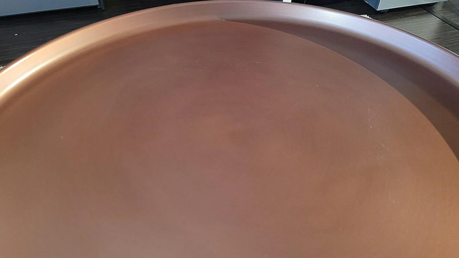 B&B Italia Beistelltische|Beistelltisch Fat Fat TFF62 A Tablett Kupfer Brüniert Gestell Glänzend Verchromt