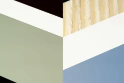 Moroso Beistelltische|Couchtische|Beistelltisch Fishbone T40 Platte Sintetica Methacrylat Bunt Gestell Stahl Schwarz Matt Lackiert RAL 9005