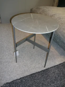 B&B Italia Beistelltische|Beistelltisch Formiche FR42 Platte Porzellan-Steinzeug Grau