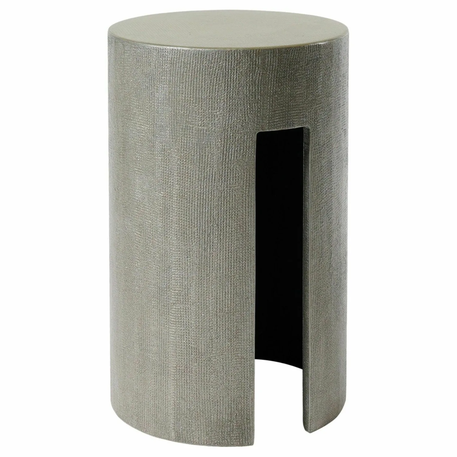 Meridiani Beistelltische|Beistelltisch Gong 35 Harz RS Farbe Jute Cat. Resina