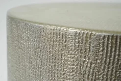 Meridiani Beistelltische|Beistelltisch Gong 35 Harz RS Farbe Jute Cat. Resina