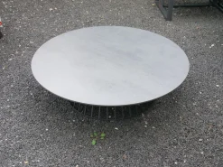 Solpuri Gartentische|Beistelltisch Grid HPL Standard Gestell Aluminium Anthrazit