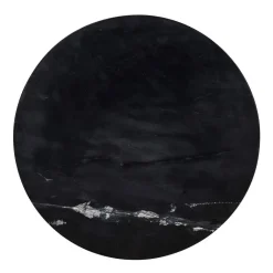 Richmond Beistelltische|Beistelltisch Ironville Marmor Schwarz Metallgestell Gold