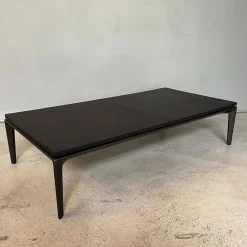 Walter Knoll Beistelltische|Couchtische|Beistelltisch Jaan Living 783 T1 Platte Leder Saddle Coffee Braun Gestell Bronze Schwarz Matt Pulverbeschichtet