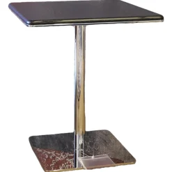 Minotti Beistelltische|Beistelltisch Kyle Platte Gebürstetes Eichenholz In Farbe Mokka Lackiert