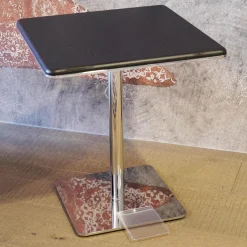 Minotti Beistelltische|Beistelltisch Kyle Platte Gebürstetes Eichenholz In Farbe Mokka Lackiert